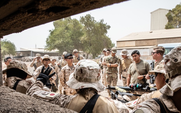 Japan, U.S. conduct close-quarters combat training in Djibouti