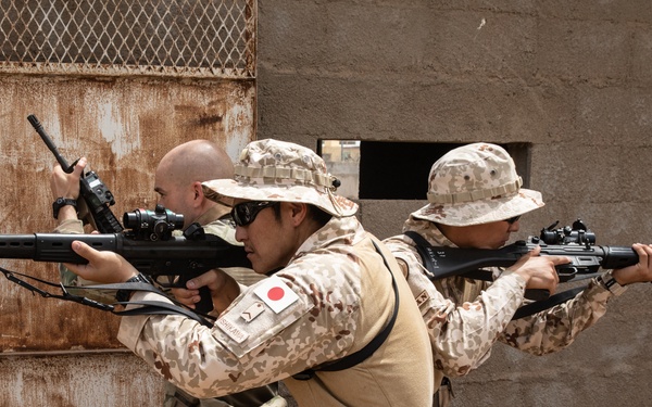 Japan, U.S. conduct close-quarters combat training in Djibouti