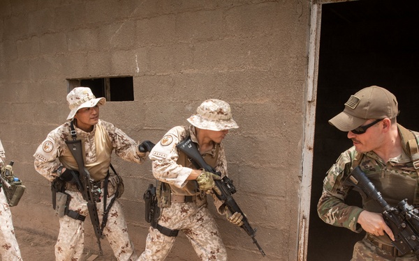 Japan, U.S. conduct close-quarters combat training in Djibouti