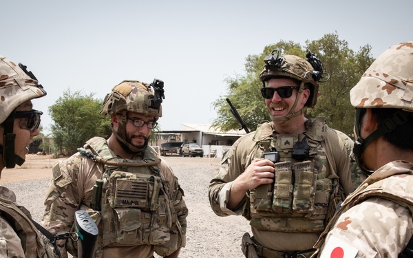Japan, U.S. conduct close-quarters combat training in Djibouti