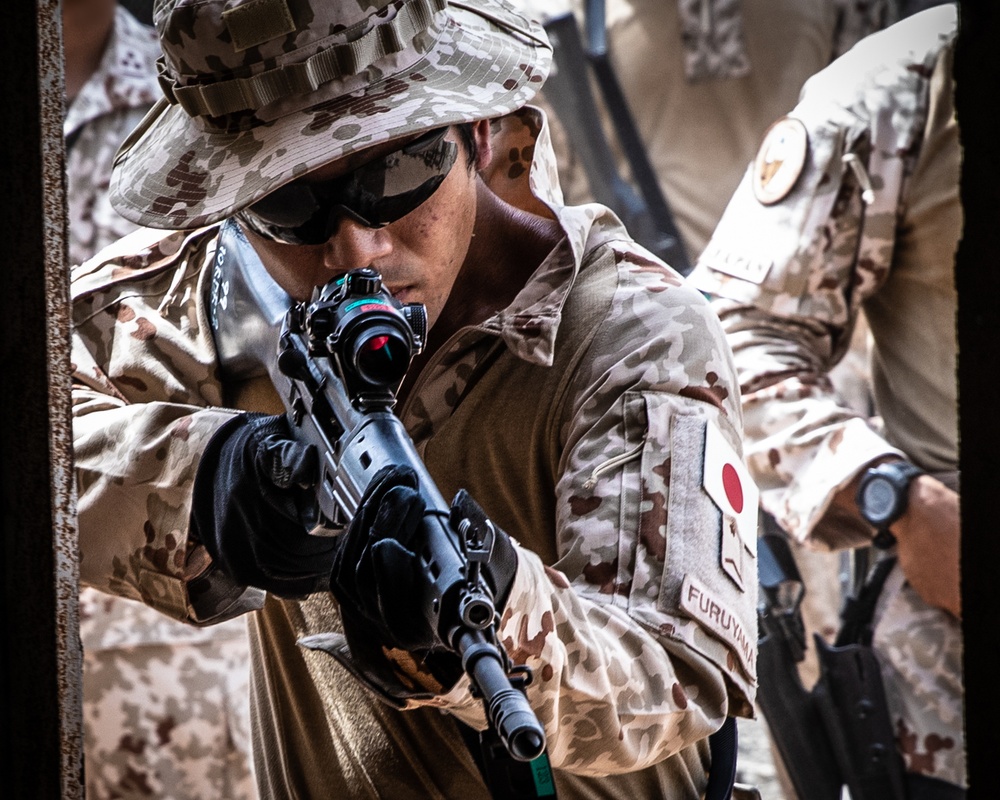 Japan, U.S. conduct close-quarters combat training in Djibouti
