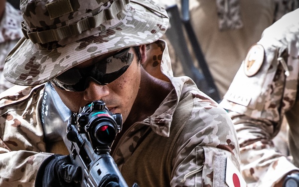 Japan, U.S. conduct close-quarters combat training in Djibouti