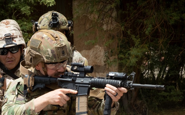 Japan, U.S. conduct close-quarters combat training in Djibouti