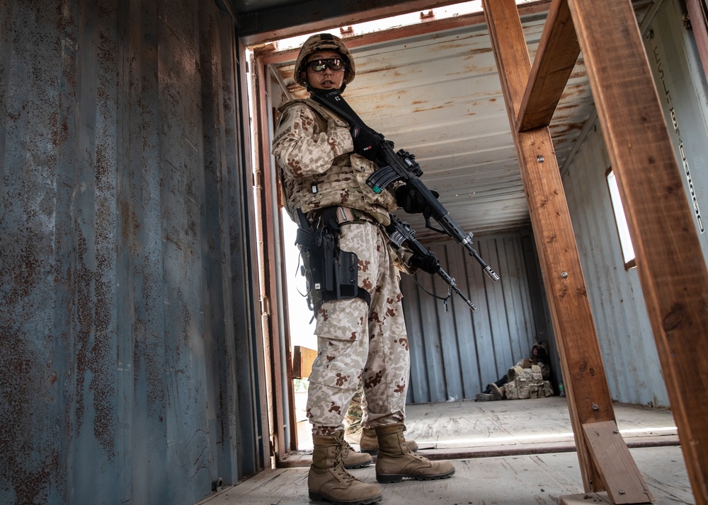 Japan, U.S. conduct close-quarters combat training in Djibouti