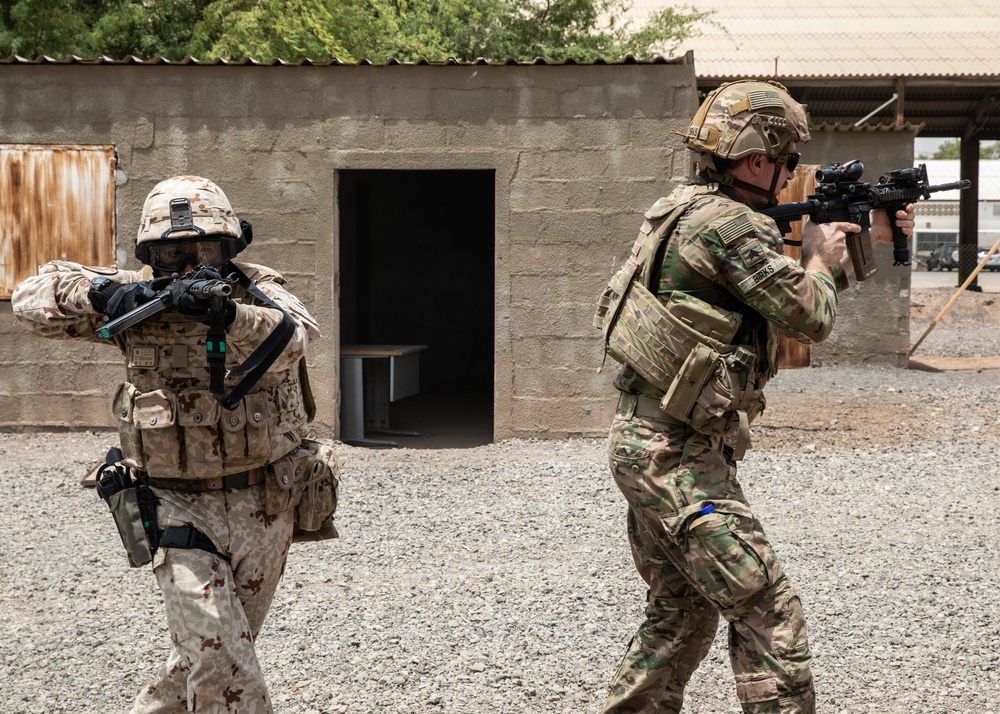 Japan, U.S. conduct close-quarters combat training in Djibouti