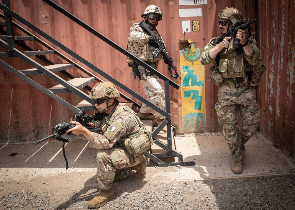 Japan, U.S. conduct close-quarters combat training in Djibouti