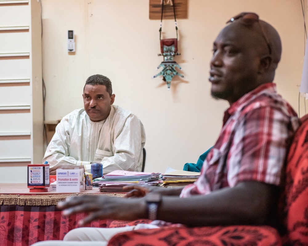 409th civil affairs team surveys Regional Field Hospital in Agadez, Niger