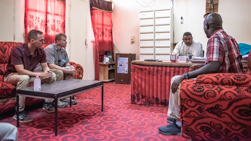 409th civil affairs team surveys Regional Field Hospital in Agadez, Niger