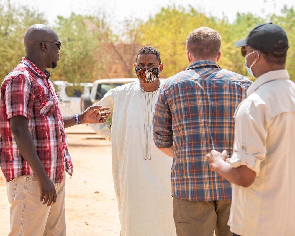 409th civil affairs team surveys Regional Field Hospital in Agadez, Niger