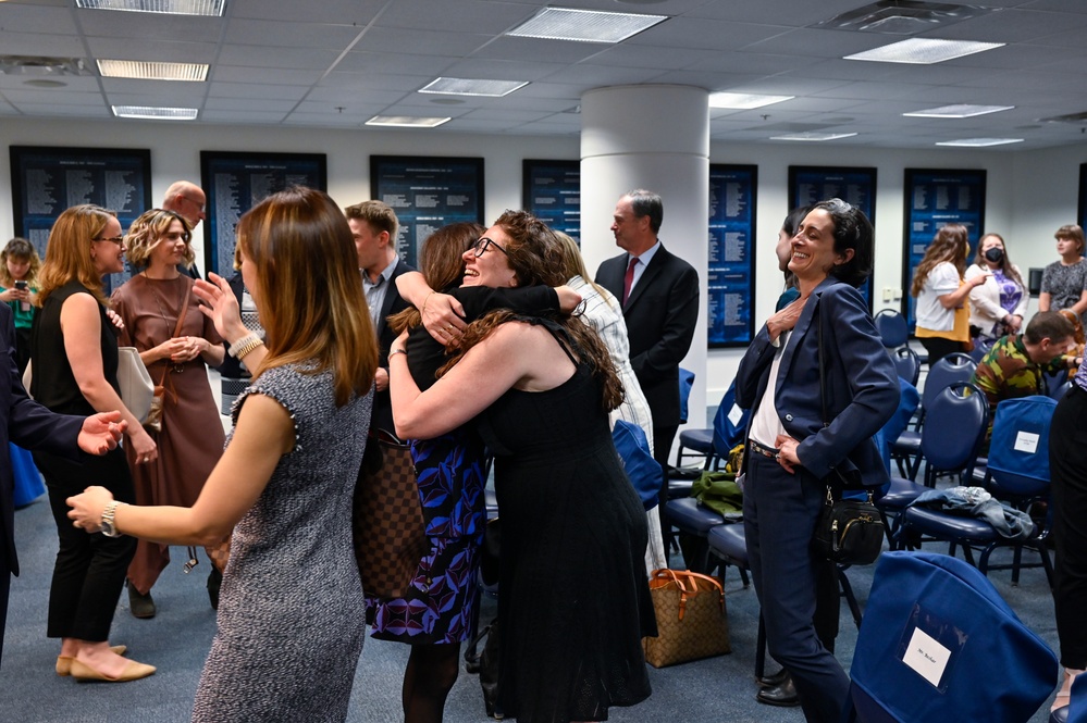 SecAF Kendall presents Fisher Humanitarian Award