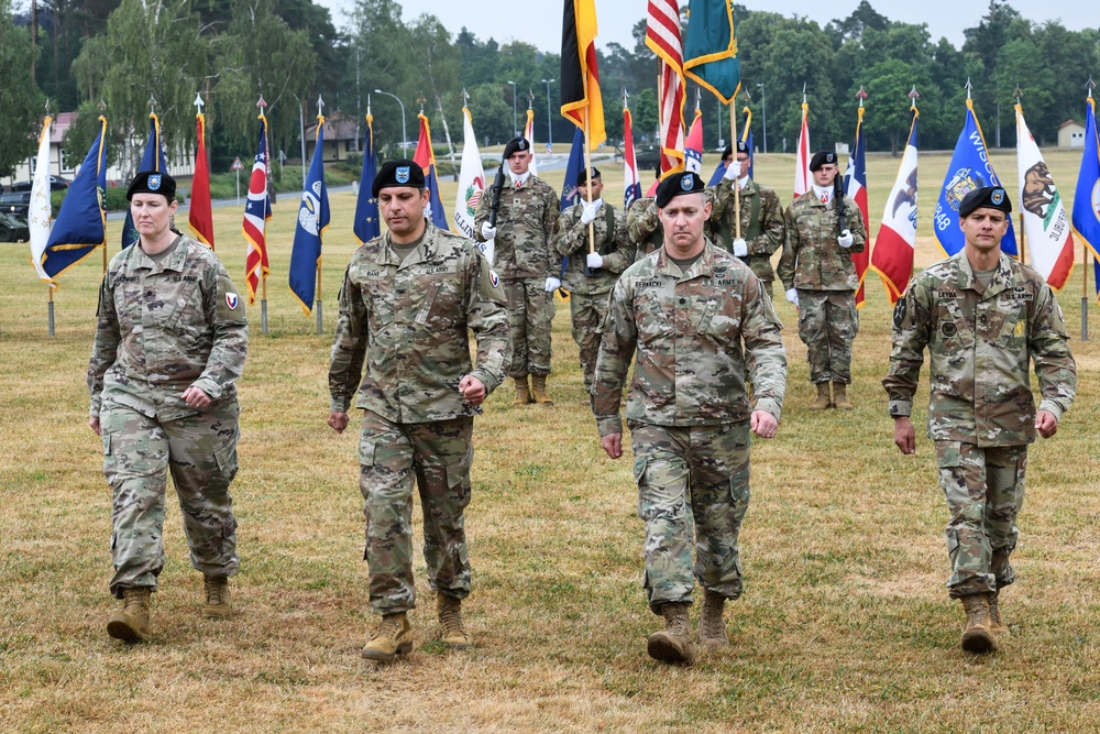 405th AFSB’s Germany battalion welcomes new command team during official ceremony