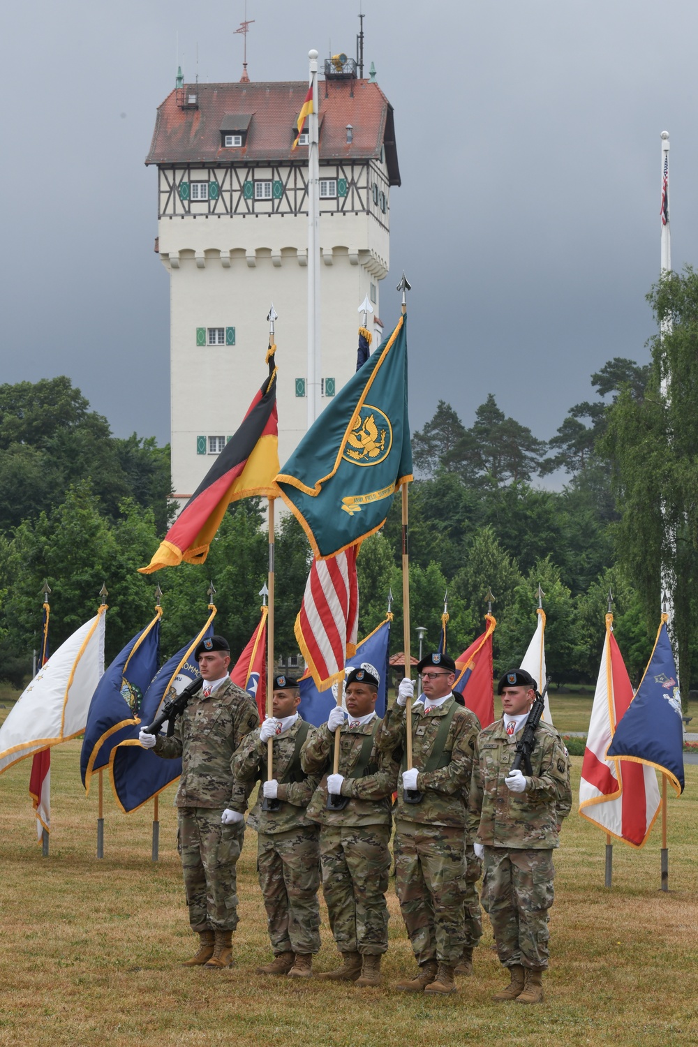 405th AFSB’s Germany battalion welcomes new command team during official ceremony