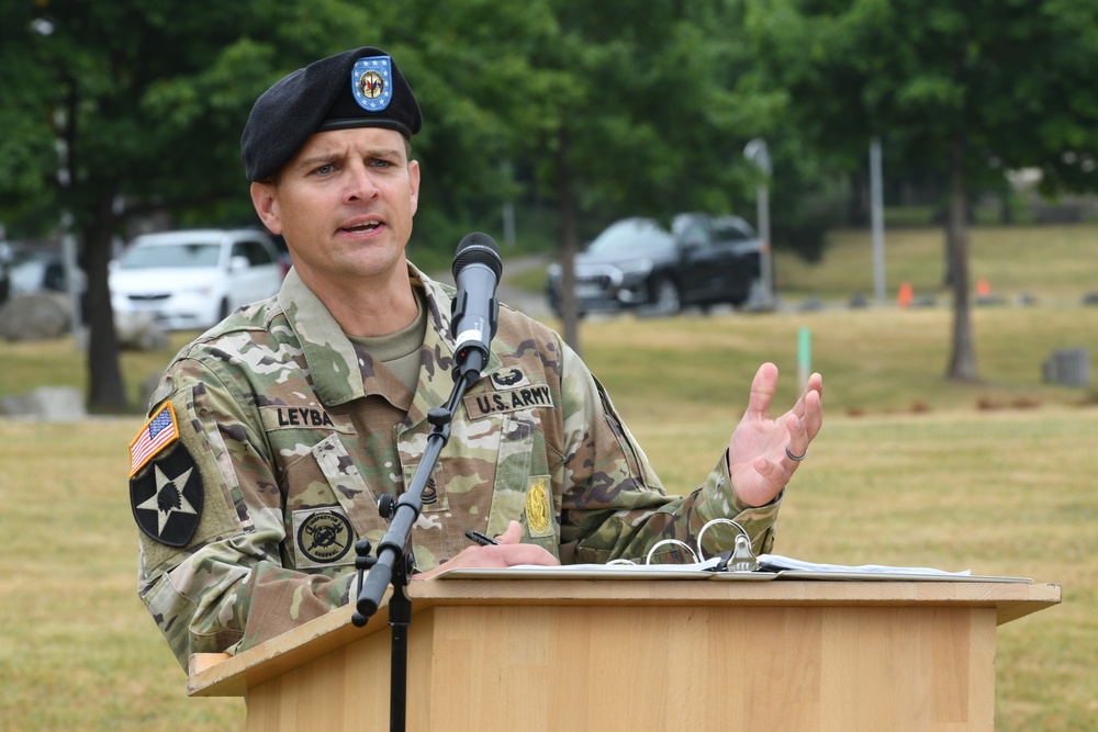 405th AFSB’s Germany battalion welcomes new command team during official ceremony