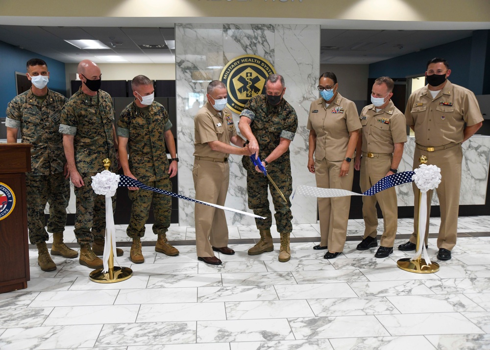 Naval Medical Center Camp Lejeune hosts a ribbon cutting ceremony for the new Marine Centered Medical Home Hadnot Point