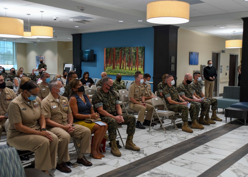 Naval Medical Center Camp Lejeune hosts a ribbon cutting ceremony for the new Marine Centered Medical Home Hadnot Point