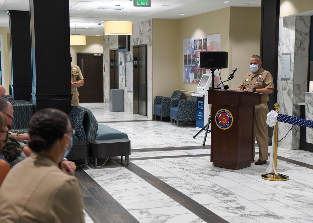 Naval Medical Center Camp Lejeune hosts a ribbon cutting ceremony for the new Marine Centered Medical Home Hadnot Point