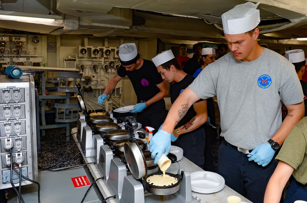 The Harry S. Truman Carrier Strike Group is on a scheduled deployment in the U.S. Naval Forces Europe area of operations, employed by U.S. Sixth Fleet to defend U.S., allied and partner interests.