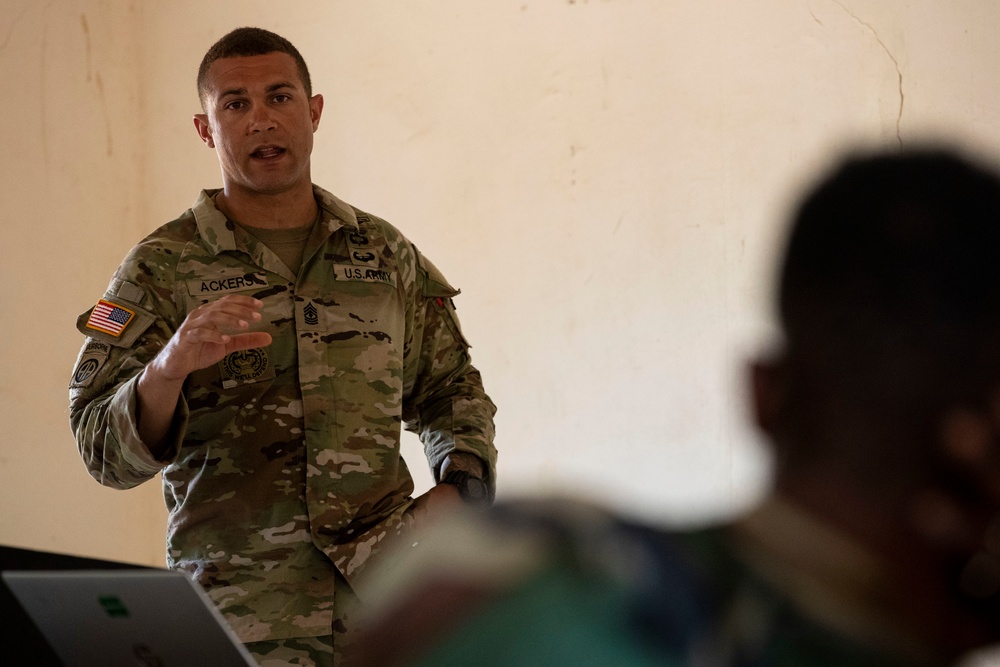 Nighttime Movement Training in Dodji, Senegal during African Lion 2022