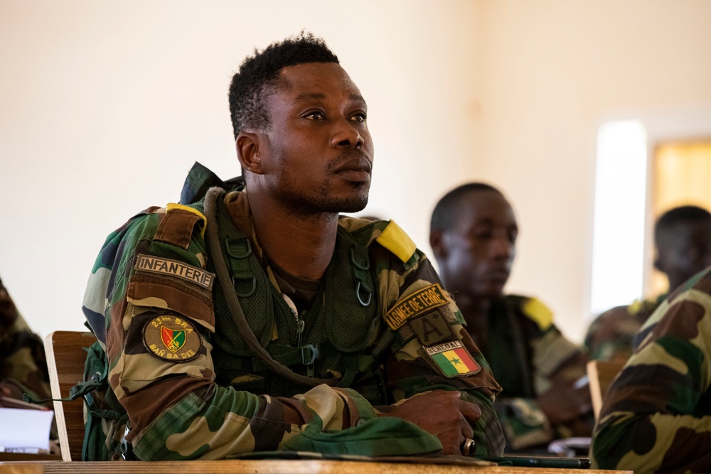 Nighttime Movement Training in Dodji, Senegal during African Lion 2022