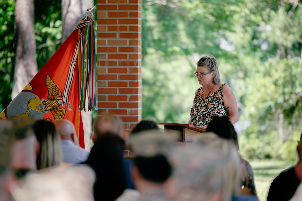 26th MEU Retires Deployment Readiness Coordinator, Mrs. Lisa Castleberry