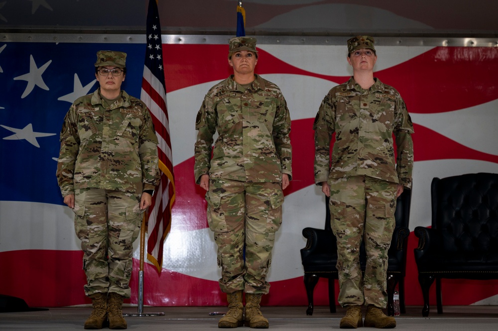 334th Fighter Generation Squadron holds change of command ceremony