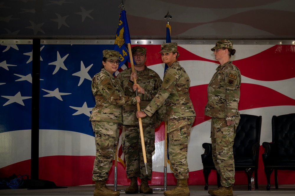 334th Fighter Generation Squadron holds change of command ceremony