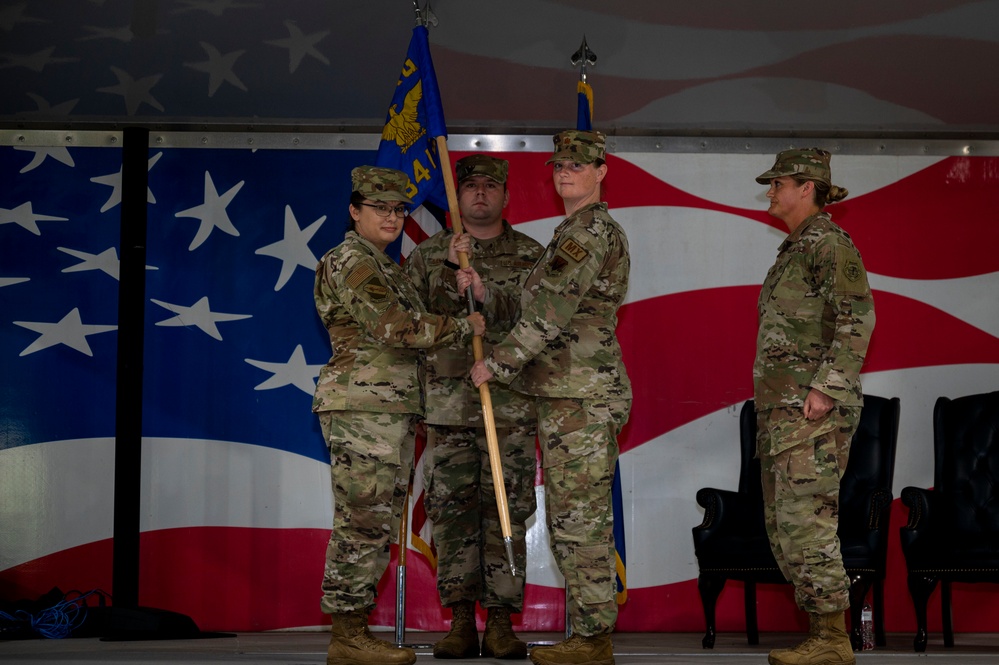 334th Fighter Generation Squadron holds change of command ceremony