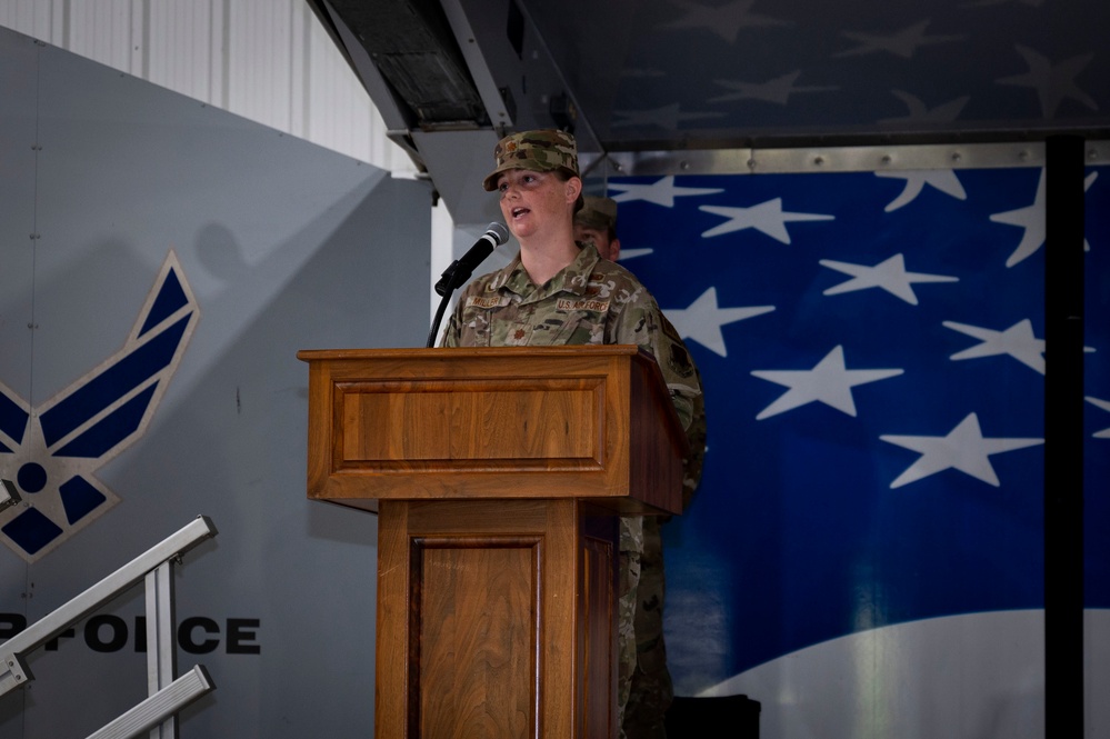 334th Fighter Generation Squadron holds change of command ceremony