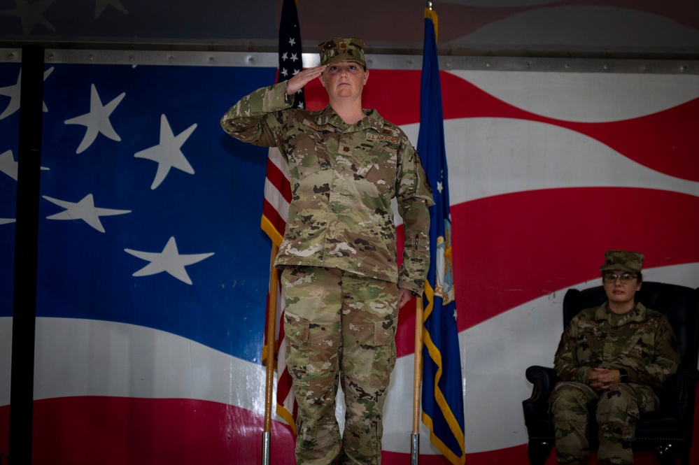 334th Fighter Generation Squadron holds change of command ceremony