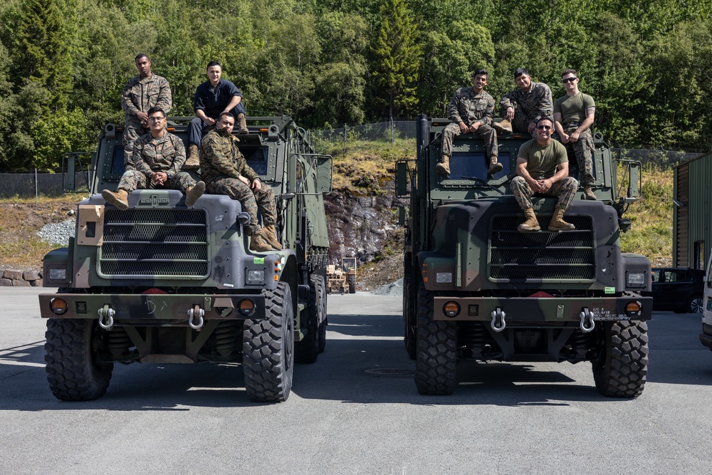 Reserve Marines From Across the U.S. Travel to Norway to Support Marine Corps Prepositioning Program-Norway