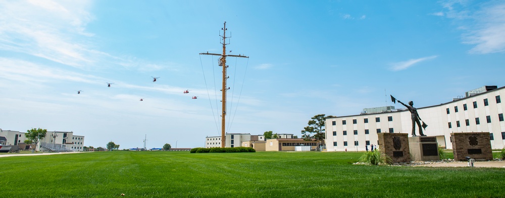 Air Station Atlantic City aircrews conduct formation flight