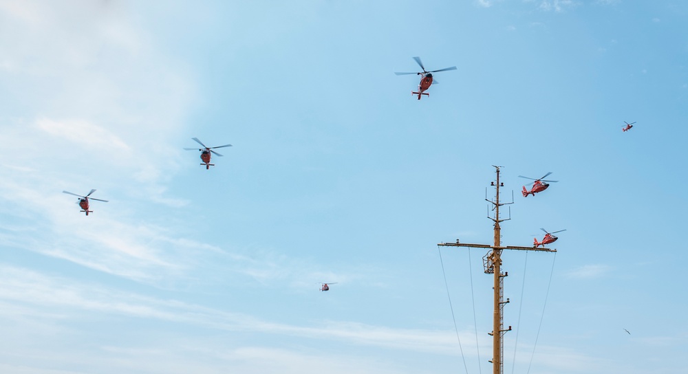 Air Station Atlantic City aircrews conduct formation flight