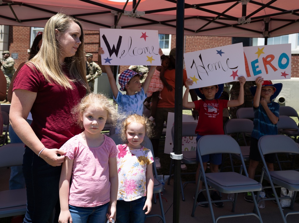 1st TSC Soldiers return from deployment