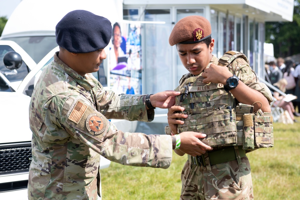 Air Force members join community in Cambridgeshire County Day
