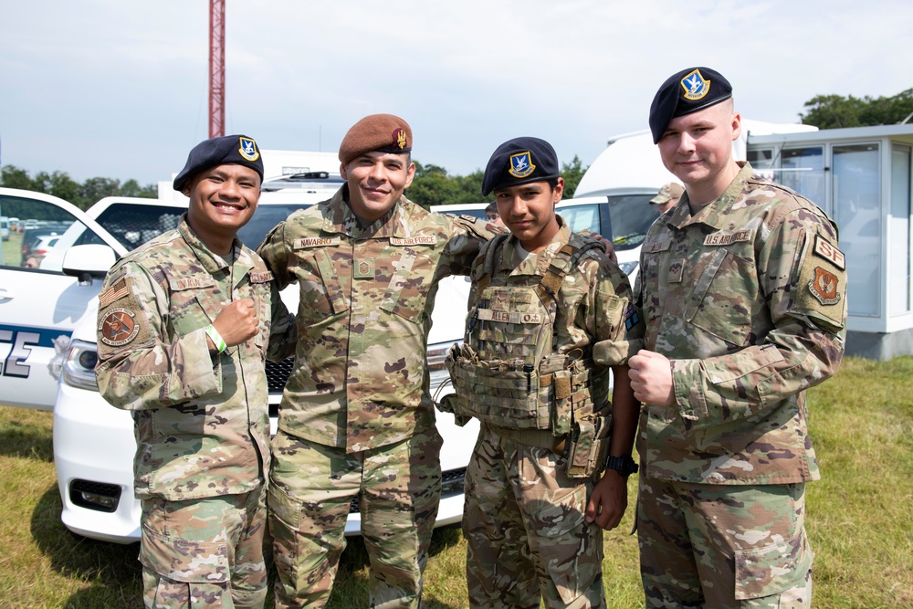 Air Force members join community in Cambridgeshire County Day