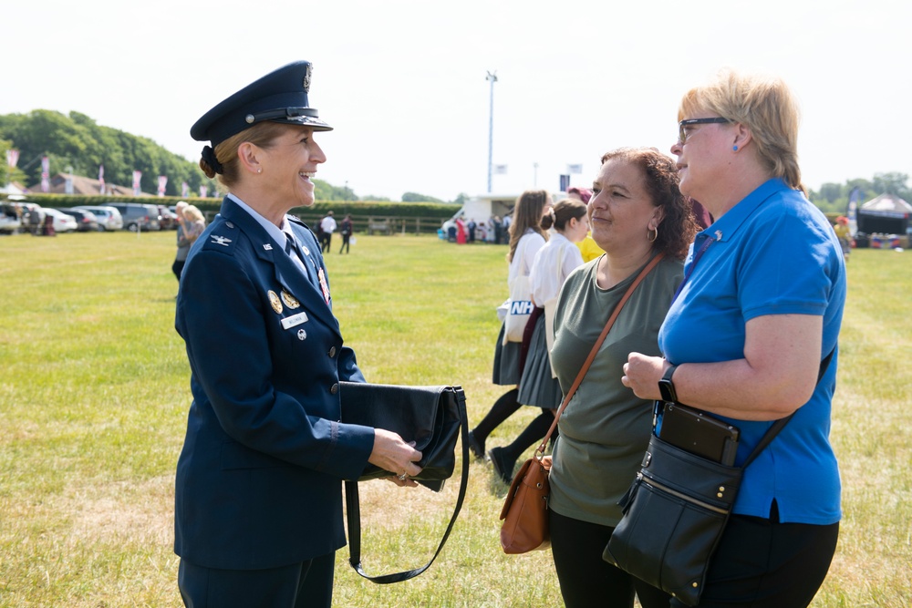 Air Force members join community in Cambridgeshire County Day