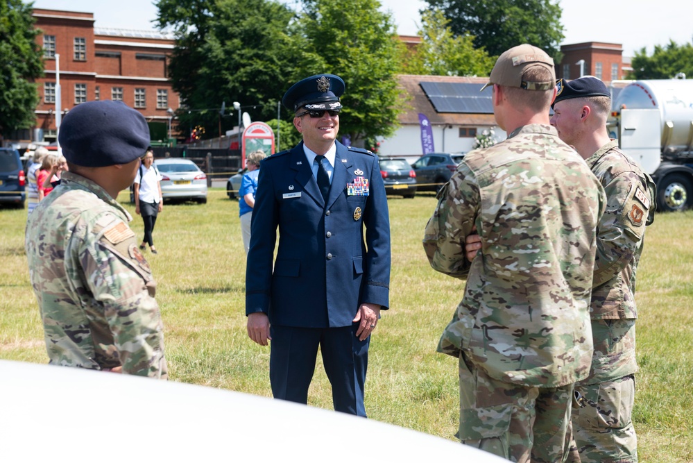 Air Force members join community in Cambridgeshire County Day