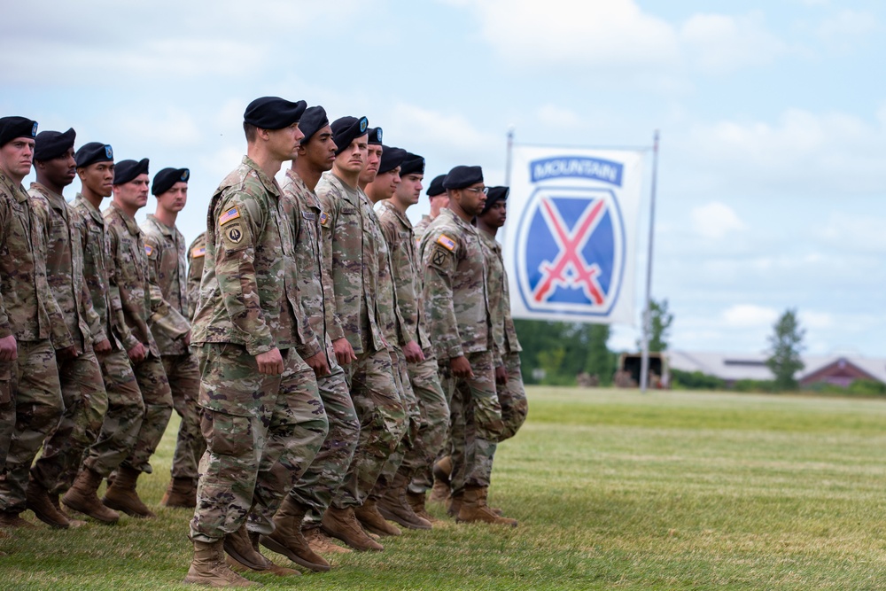 2nd Brigade Combat Team, 10th Mountain Division Change of Command Ceremony 2022