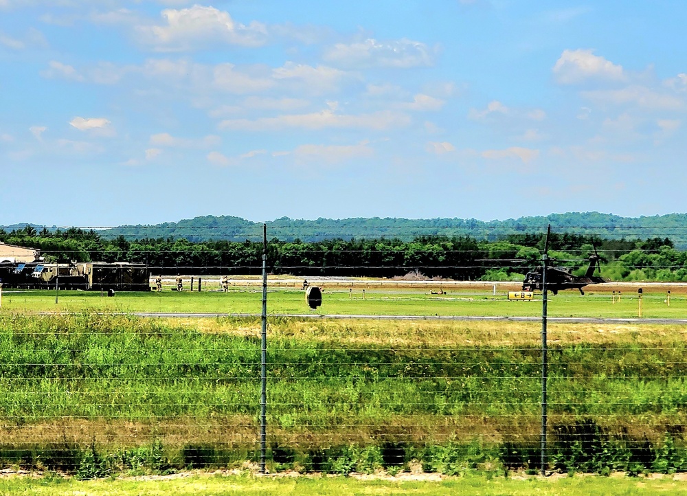 Wisconsin National Guard’s 1st Battalion, 147th Aviation Regiment conducts training at Fort McCoy