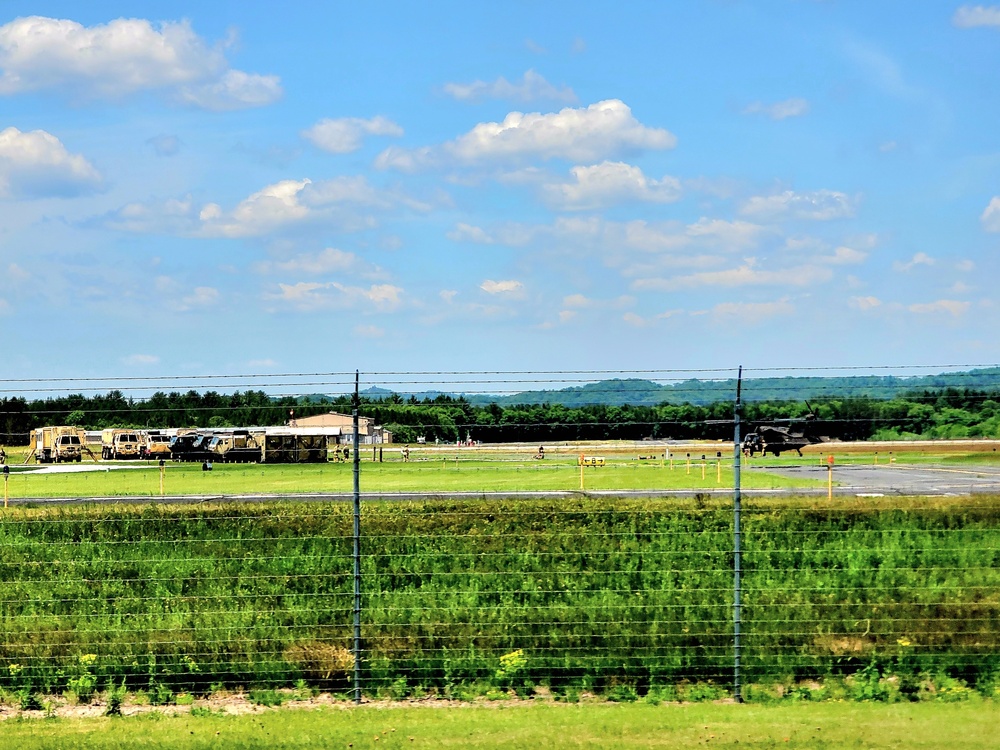 Wisconsin National Guard’s 1st Battalion, 147th Aviation Regiment conducts training at Fort McCoy