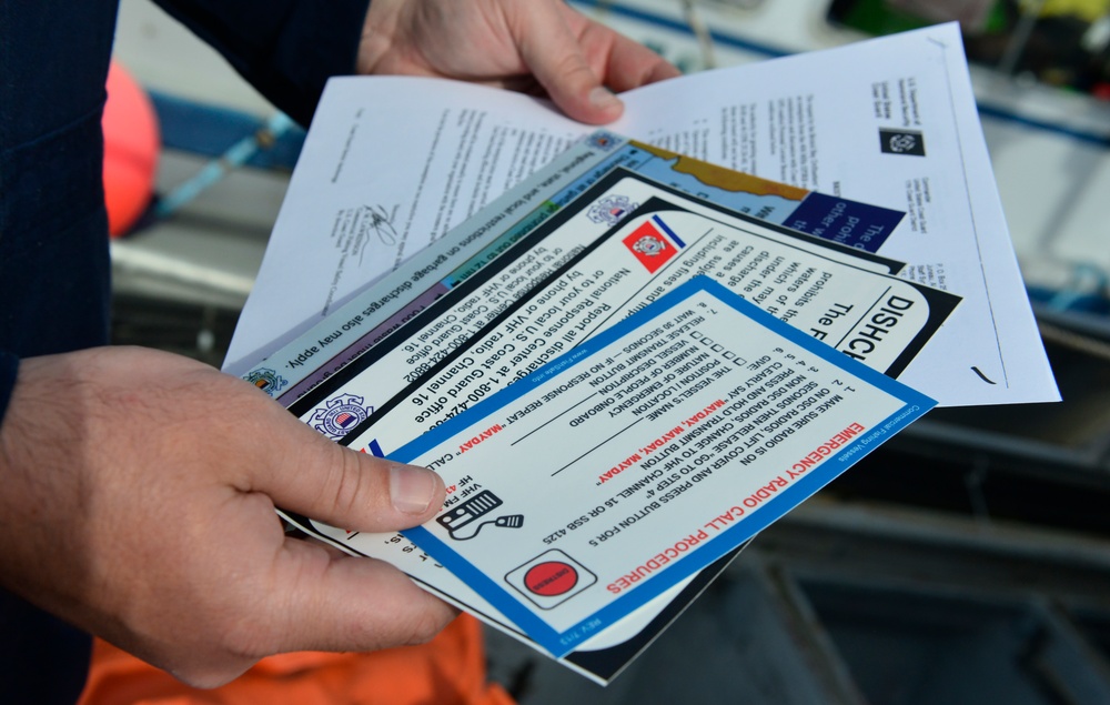 Coast Guard inspectors with Sector Anchorage’s Marine Safety Task Force conduct commercial fishing vessel safety exams