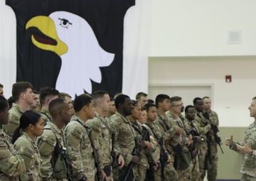 Elements of 101st Airborne Division join Strike on deployment to Europe