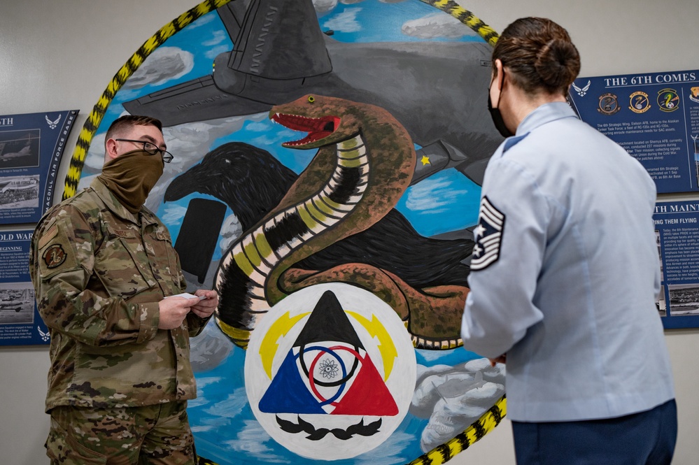 6th MXS airman devotes 120 hours to hand-paint squadron mural