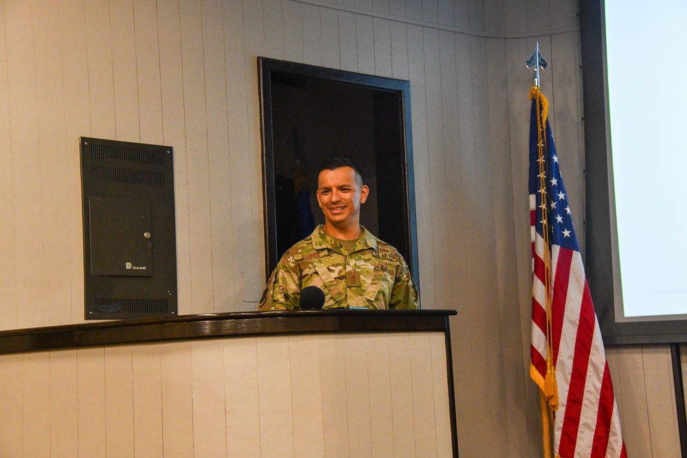 97th AMW command chief shares Purple Heart story, leadership lessons