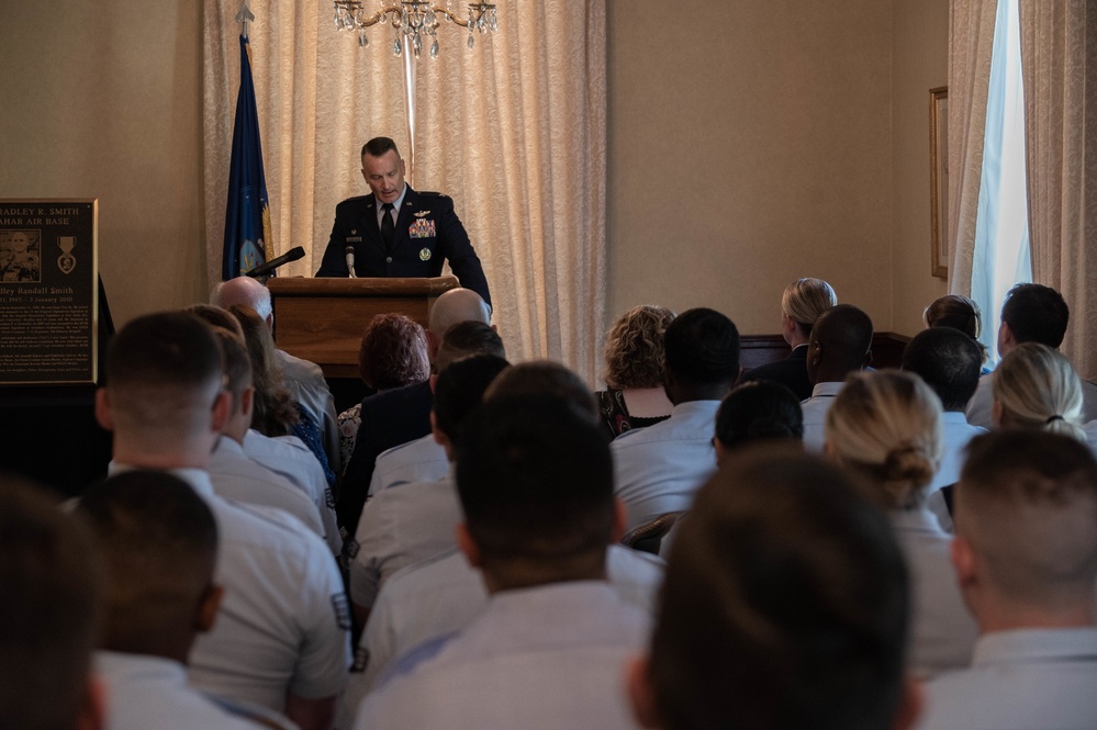Scott’s Airman Leadership School dedicates auditorium to local hero