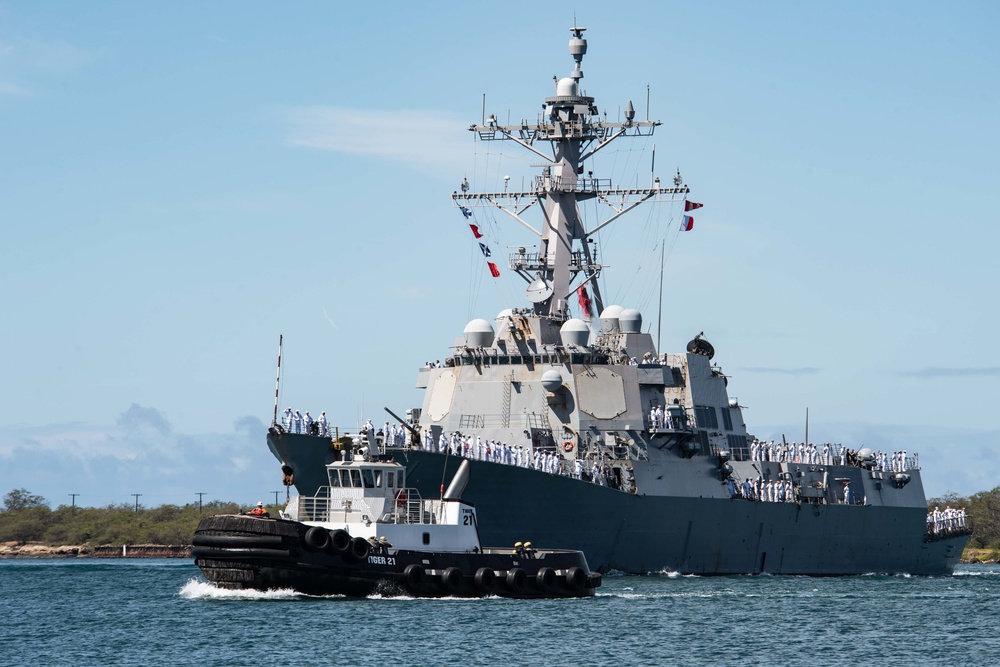 USS Gridley arrives to Pearl Harbor for RIMPAC 2022 USS Gridley arrives to Pearl Harbor for RIMPAC 2022
