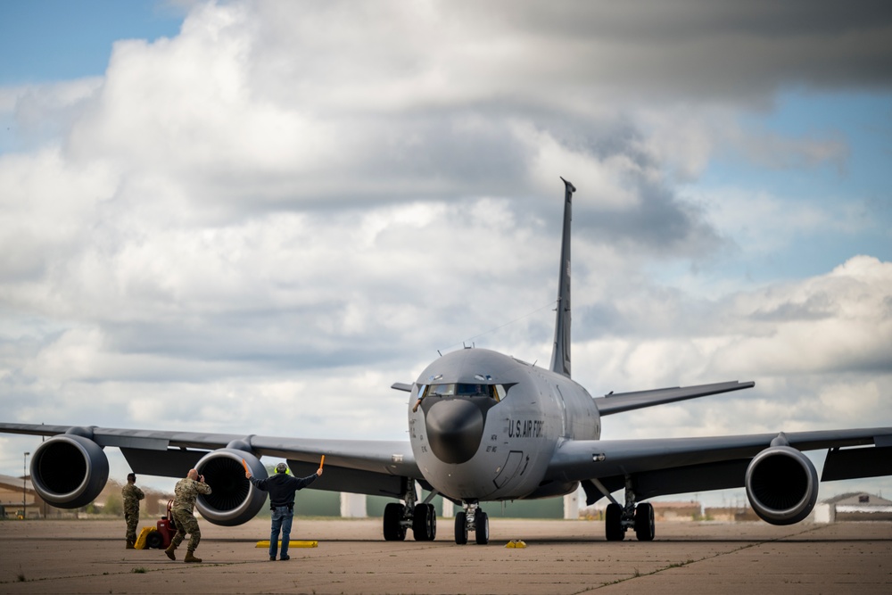 KC-135 lands to support Northern Agility 22-1
