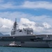 Japan Maritime Self-Defense Force Helicopter Destroyer JS Izumo (DDH-183) arrives at Pearl Harbor for RIMPAC 2022