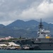 Japan Maritime Self-Defense Force Helicopter Destroyer JS Izumo (DDH-183) arrives at Pearl Harbor for RIMPAC 2022