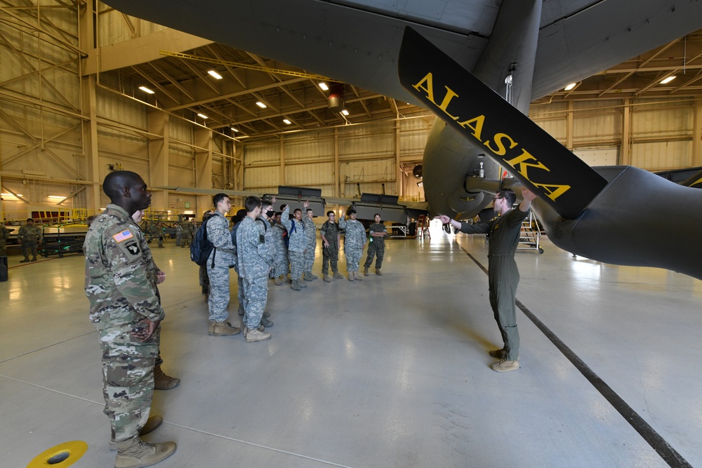 Interior Alaska JROTC visits 168th Wing